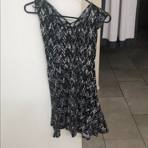 Black and white dress